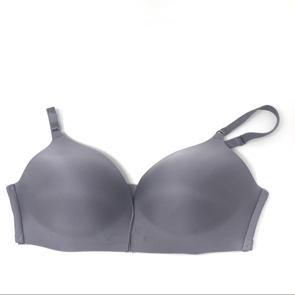 Wireless Victoria secret 38D gray push up bra